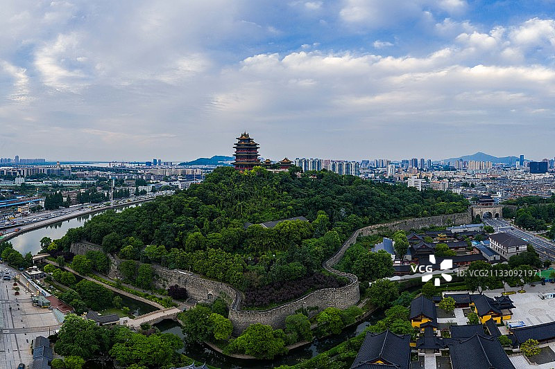阅江楼风景区，江苏南京图片素材