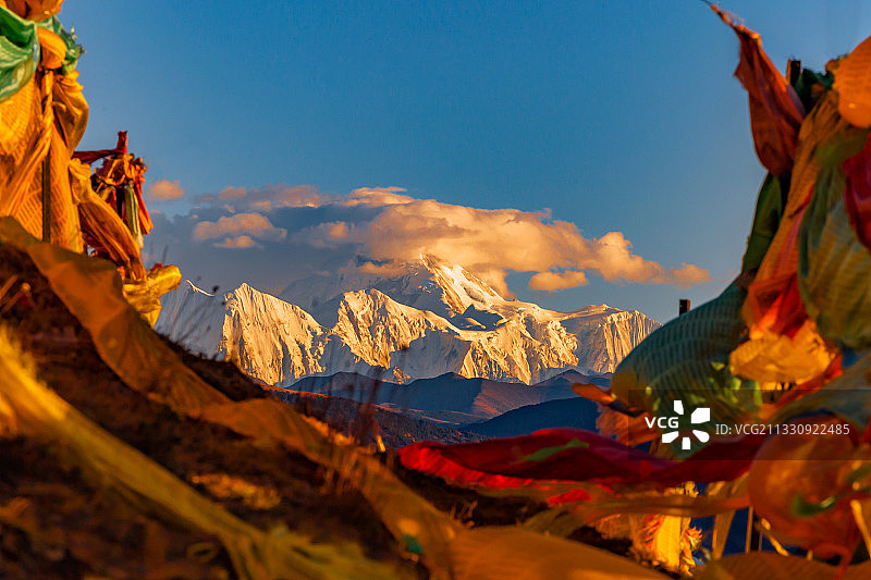 “经”色贡嘎图片素材