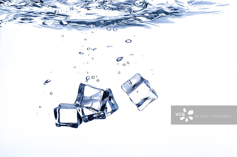 冰块 冰水 通明图片素材