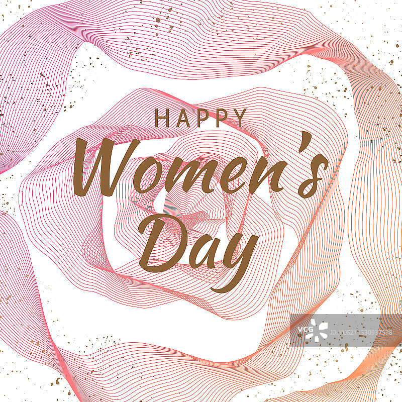 国际妇女节快乐贺卡图片素材