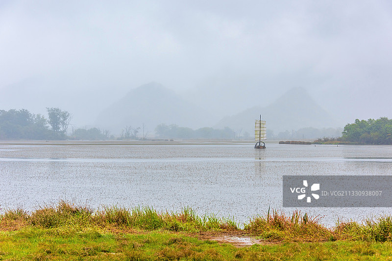 中国湖北神农架大九湖国家湿地公园图片素材