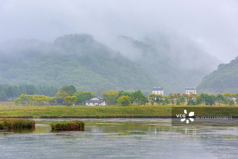 中国湖北神农架大九湖国家湿地公园图片素材