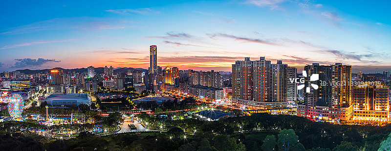 虎门夜景图片素材