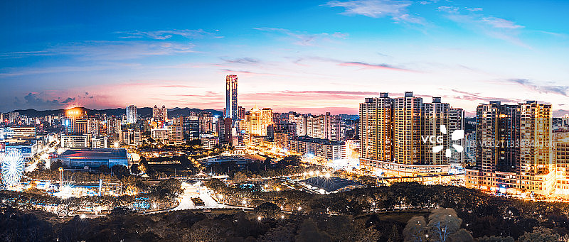 虎门夜景图片素材