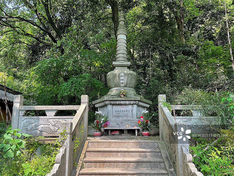 杭州超山青莲寺图片素材