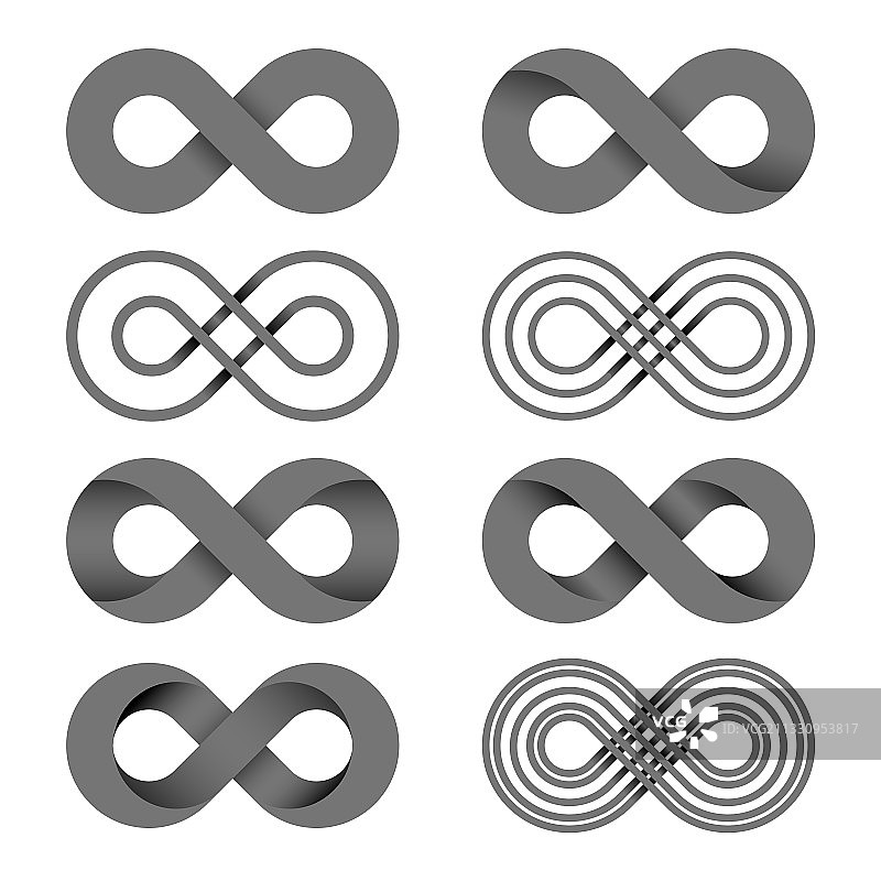 无限形状的无限制符号集合图片素材