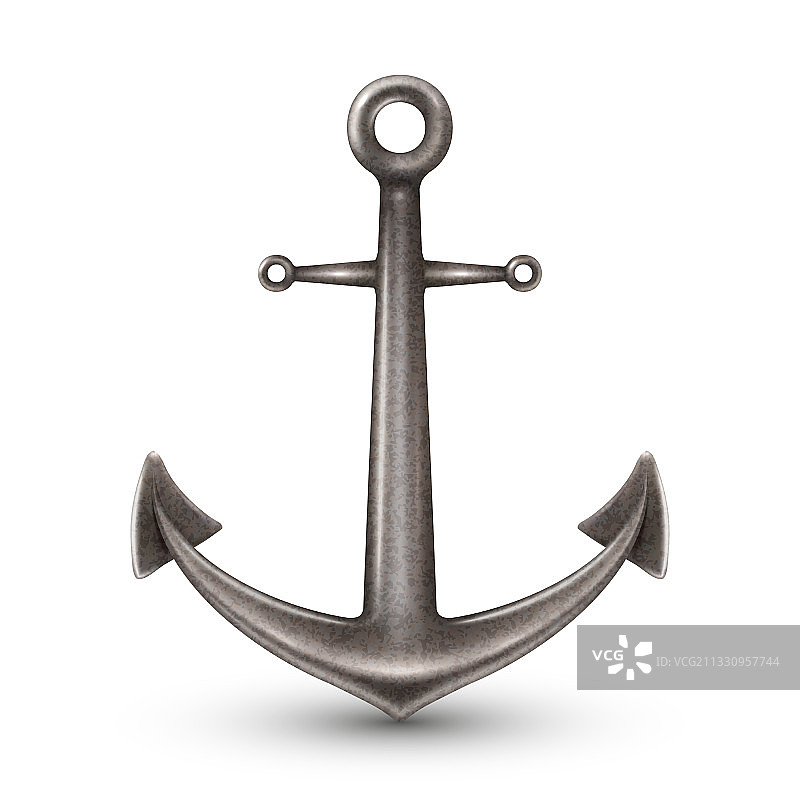 逼真船锚图片素材