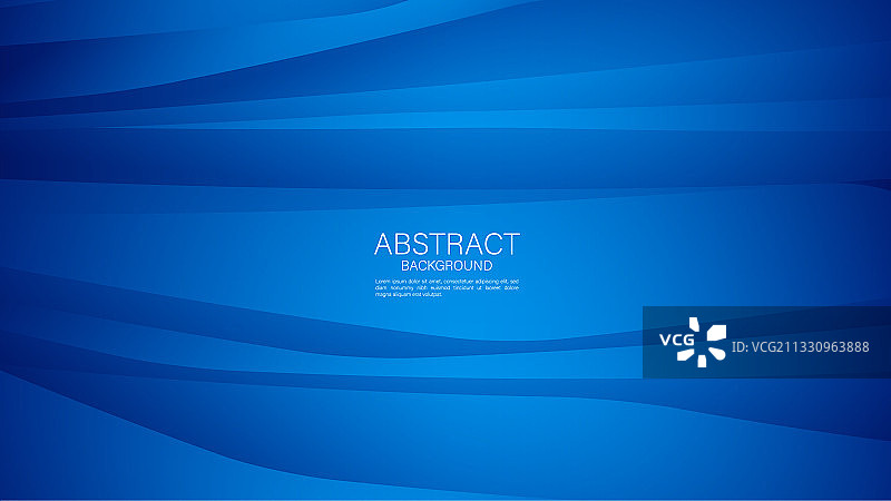 蓝色渐变波浪抽象背景封面图片素材