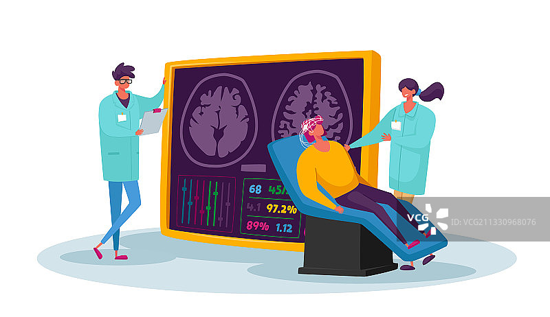 神经生物学医学大脑MRI医生图片素材