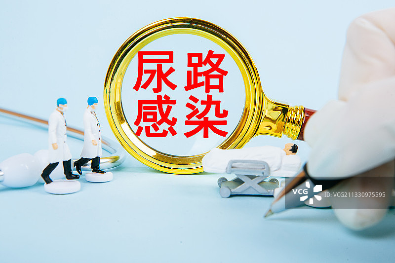 医疗概念：尿路感染图片素材