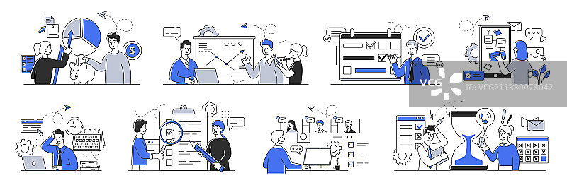 时间管理与规划概念图片素材