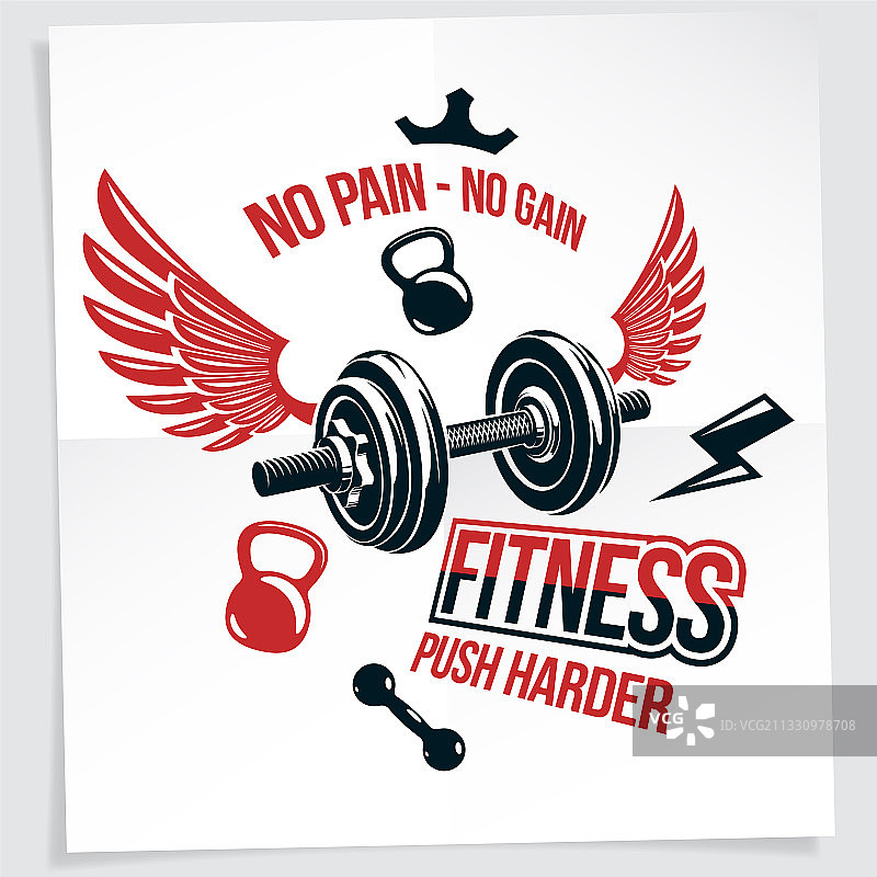 健身房宣传单设计（光盘元素）图片素材