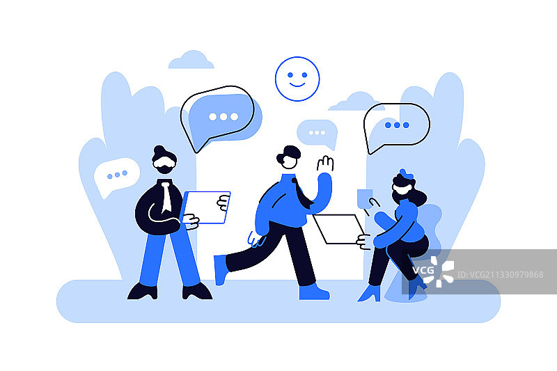 人力资源员工关怀支持职业发展图片素材