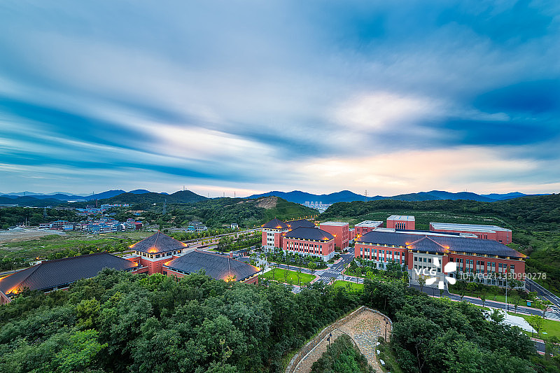 浙江大学海洋学院舟山校区校园风景建筑图片素材