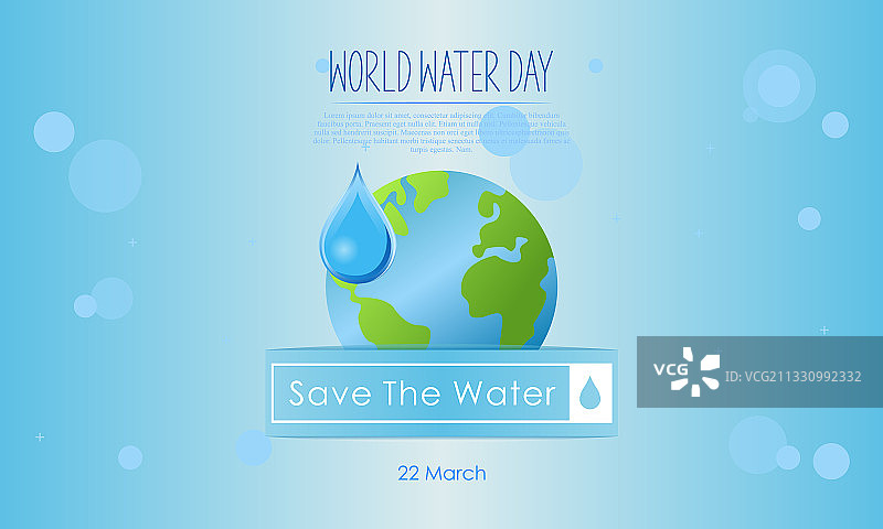 世界水日：防止水资源浪费图片素材