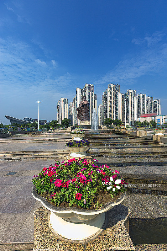 诸葛亮广场6+湖北襄阳（襄樊）图片素材