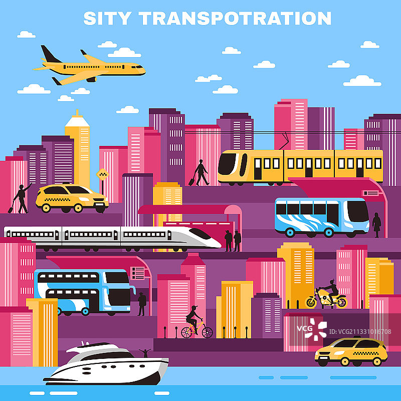 城市交通运输图片素材