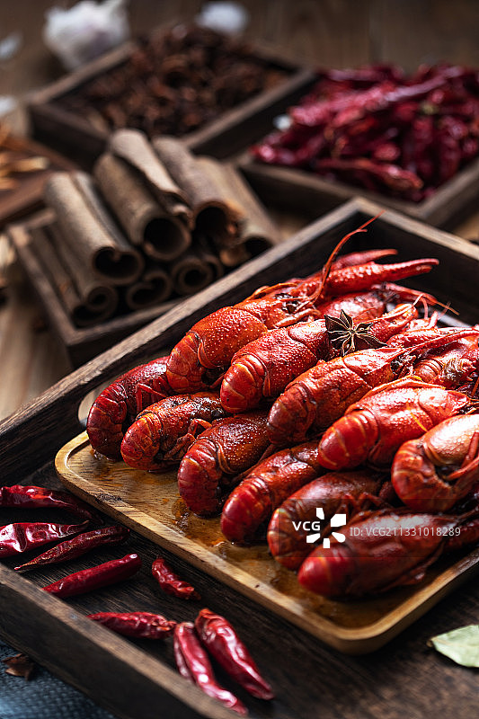 中华美食小龙虾图片素材