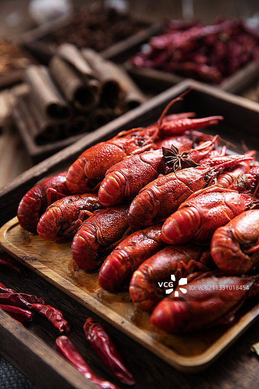 中华美食小龙虾图片素材