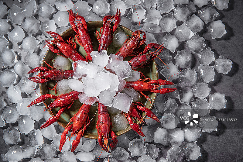 冰镇小龙虾图片素材