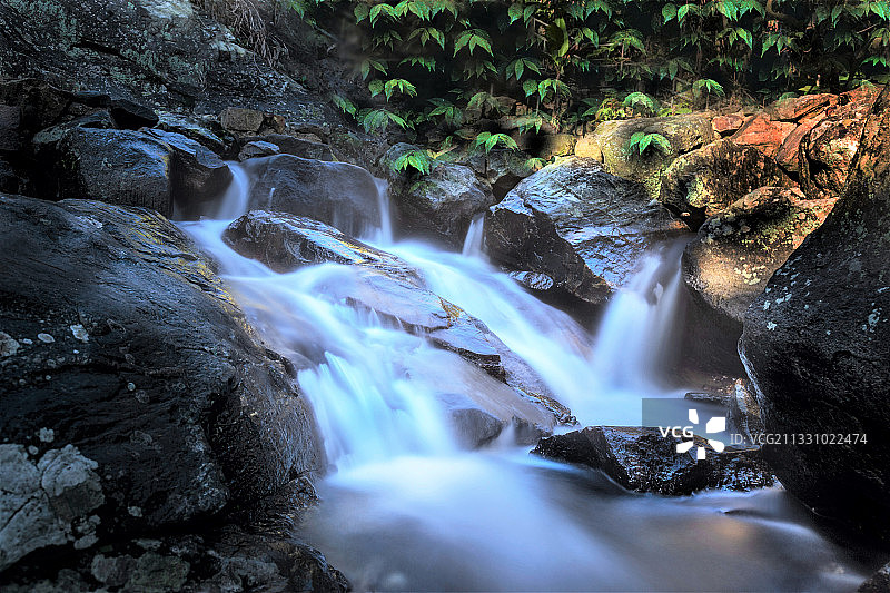 海南琼中县百花岭瀑布群图片素材