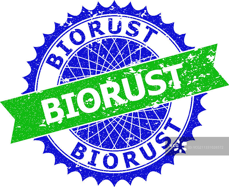 仿生物锈蚀双色花纹印章图片素材