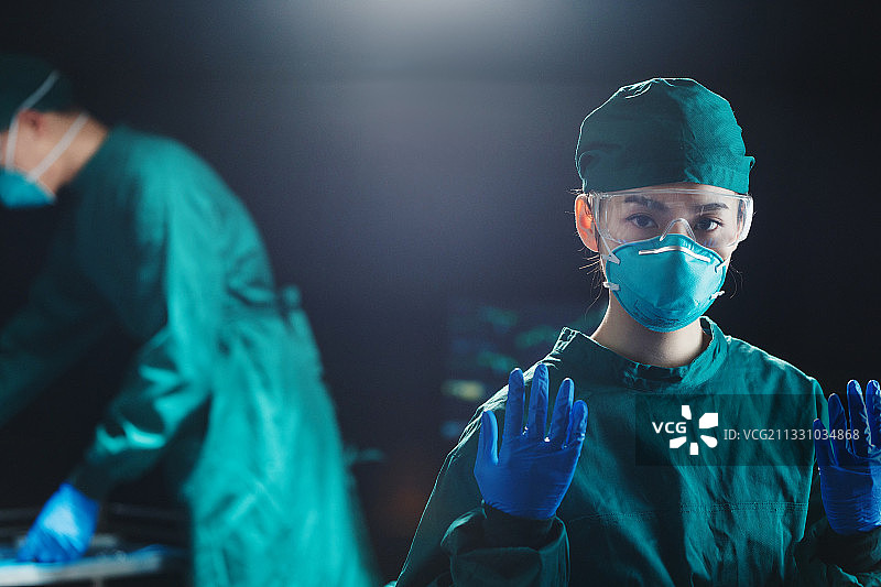 准备做手术的医护人员图片素材