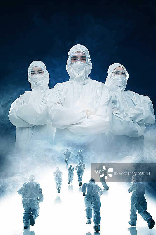 防疫医疗团队图片素材