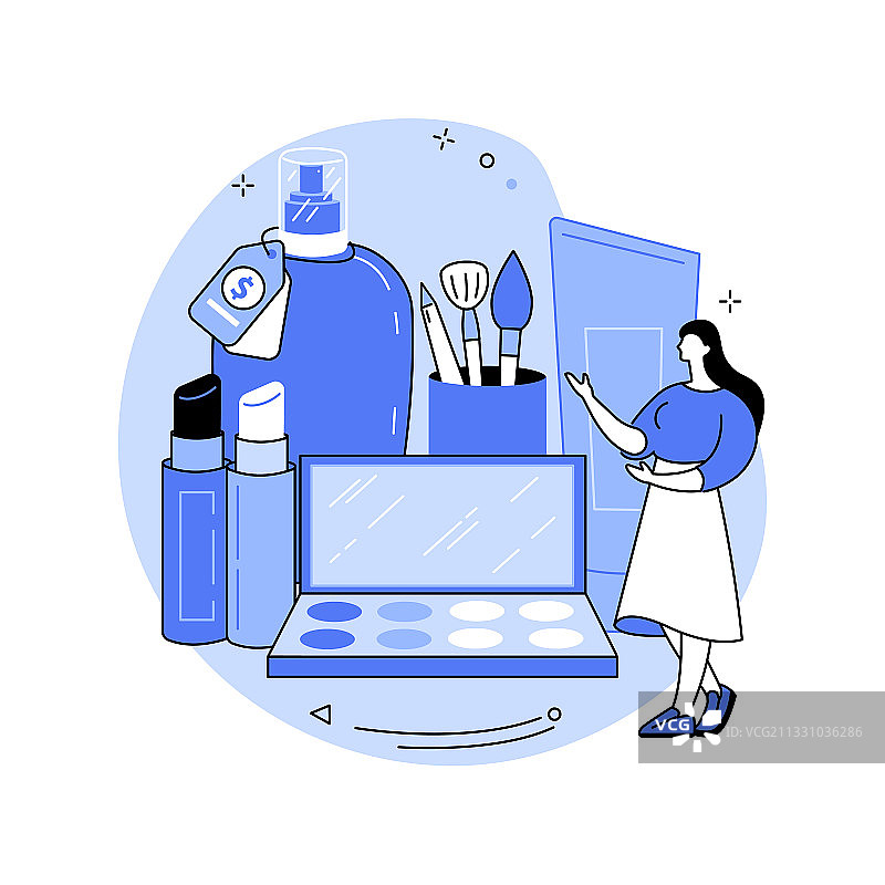 美容店抽象概念图片素材