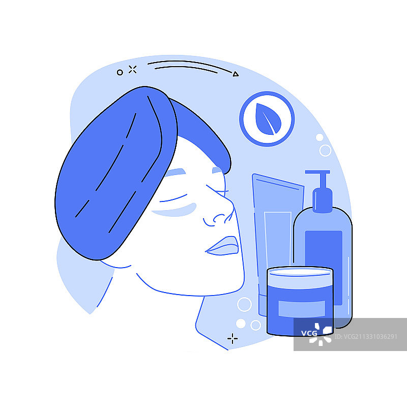 护肤抽象概念图片素材