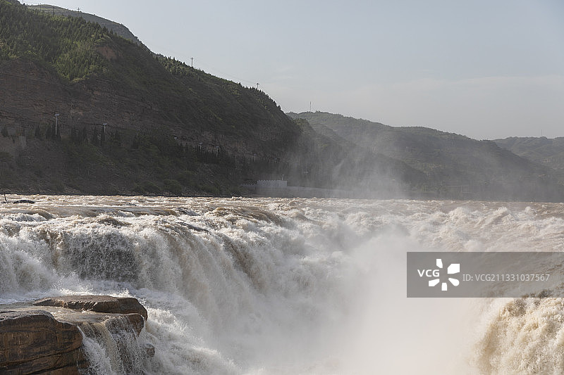 山西省临汾市吉县壶口瀑布图片素材