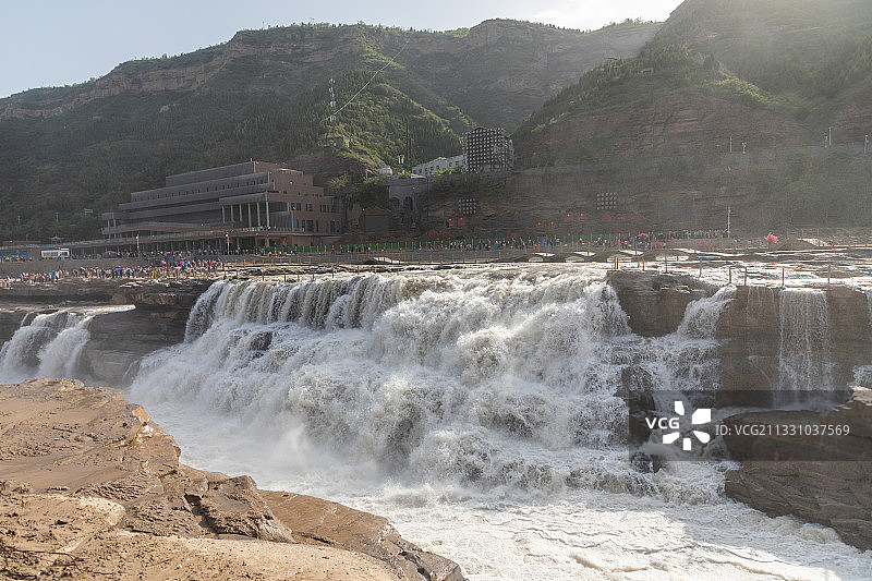 山西省临汾市吉县壶口瀑布图片素材