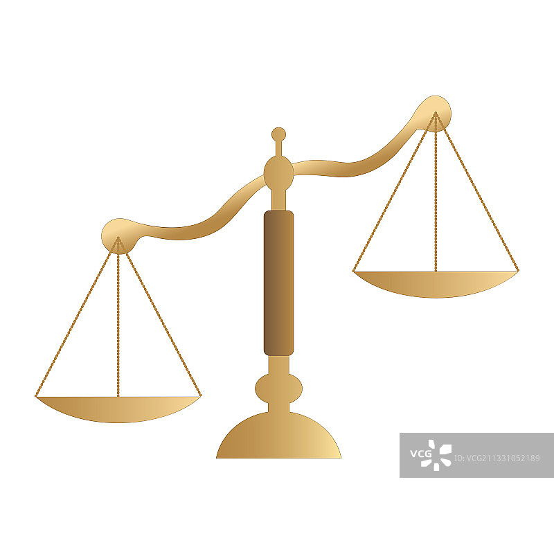 白色背景上的秤图标图片素材