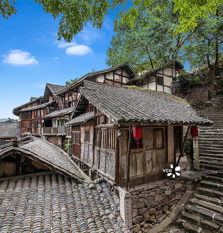 四川省泸州市古蔺县太平古镇图片素材