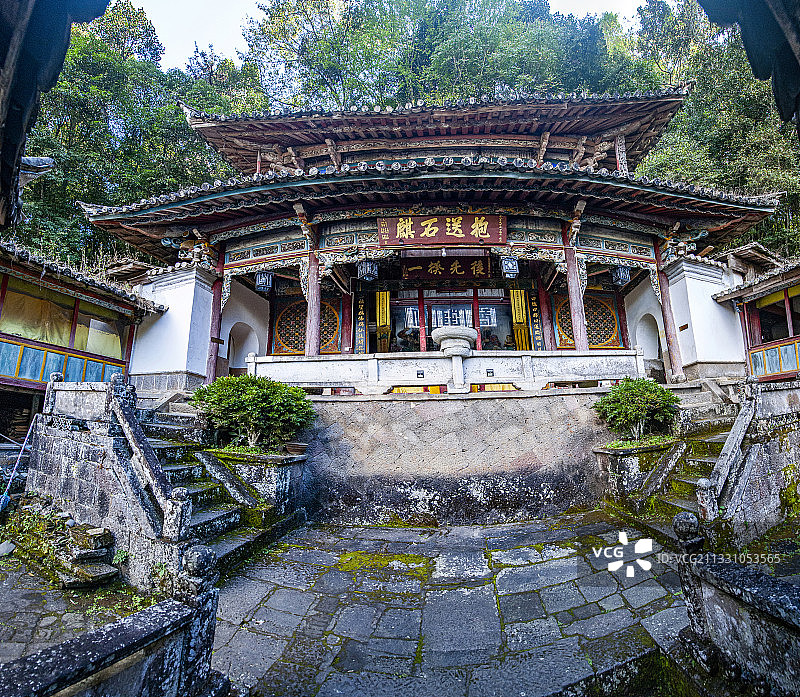 云南省腾冲市和顺古镇元龙阁图片素材