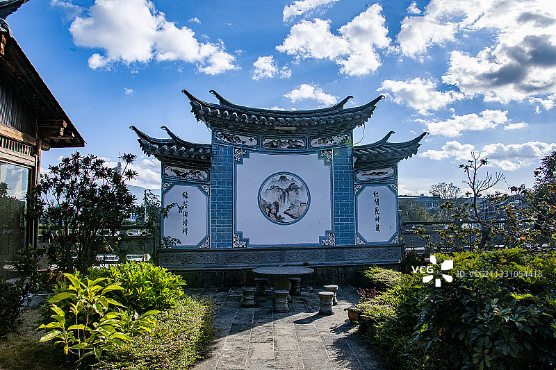 云南省腾冲绮罗古镇段家大院图片素材