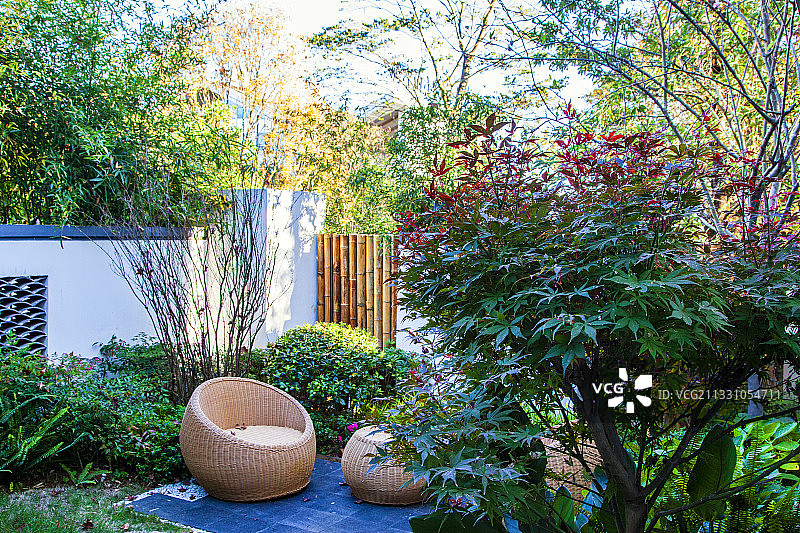 云南省腾冲市腾冲的小院园林图片素材