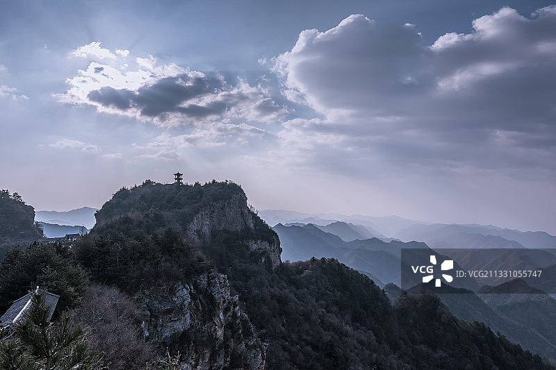 古寨风云图片素材