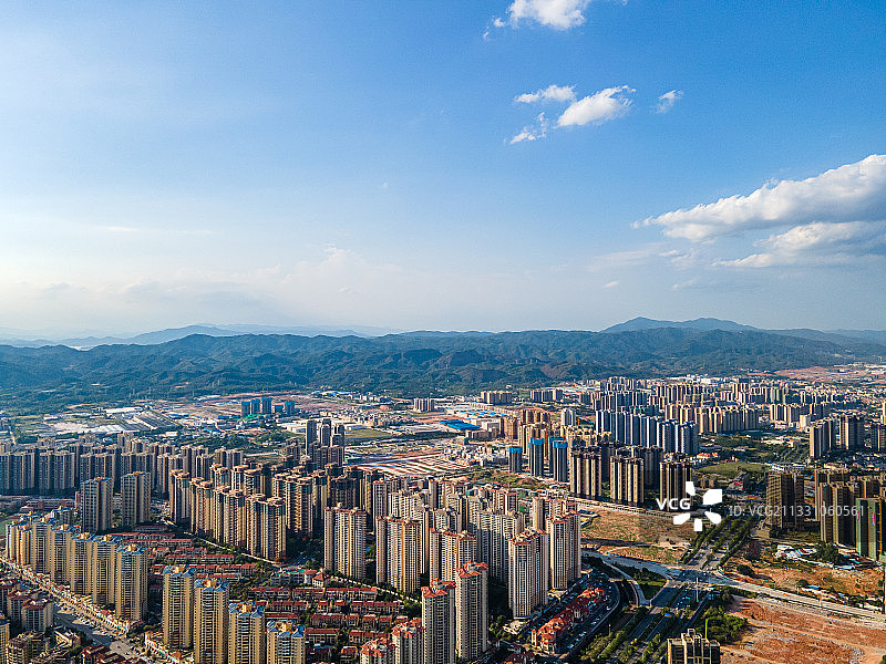 广东省河源市源城区城市风光景观图片素材