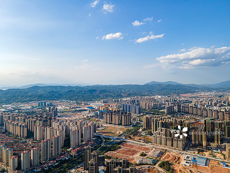 广东省河源市源城区城市风光景观图片素材