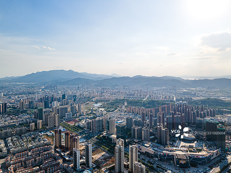 广东省河源市源城区城市风光景观图片素材