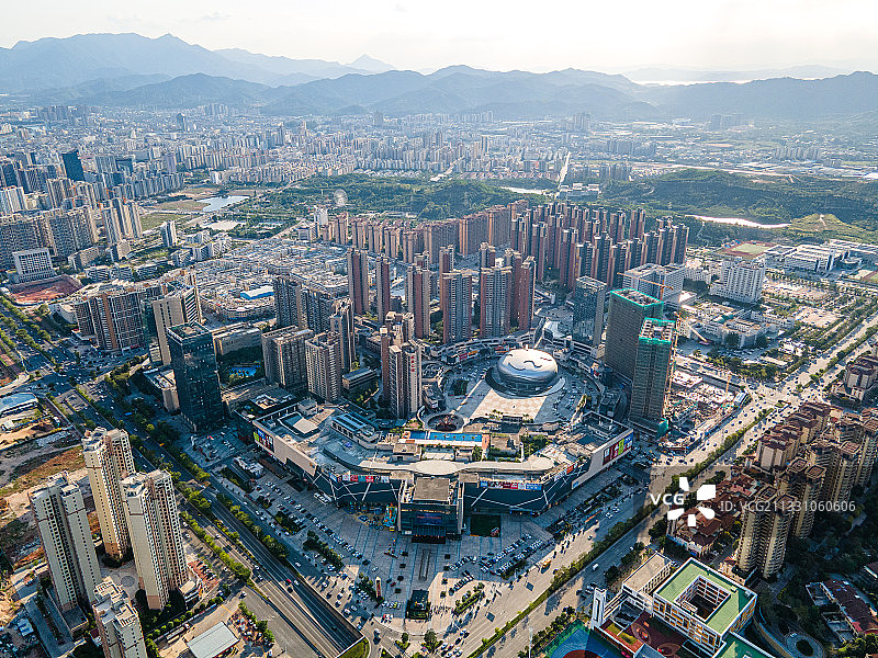 广东省河源市源城区城市风光景观图片素材