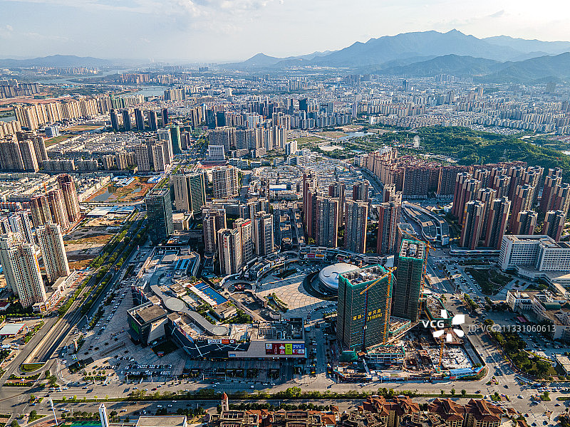 广东省河源市源城区城市风光景观图片素材