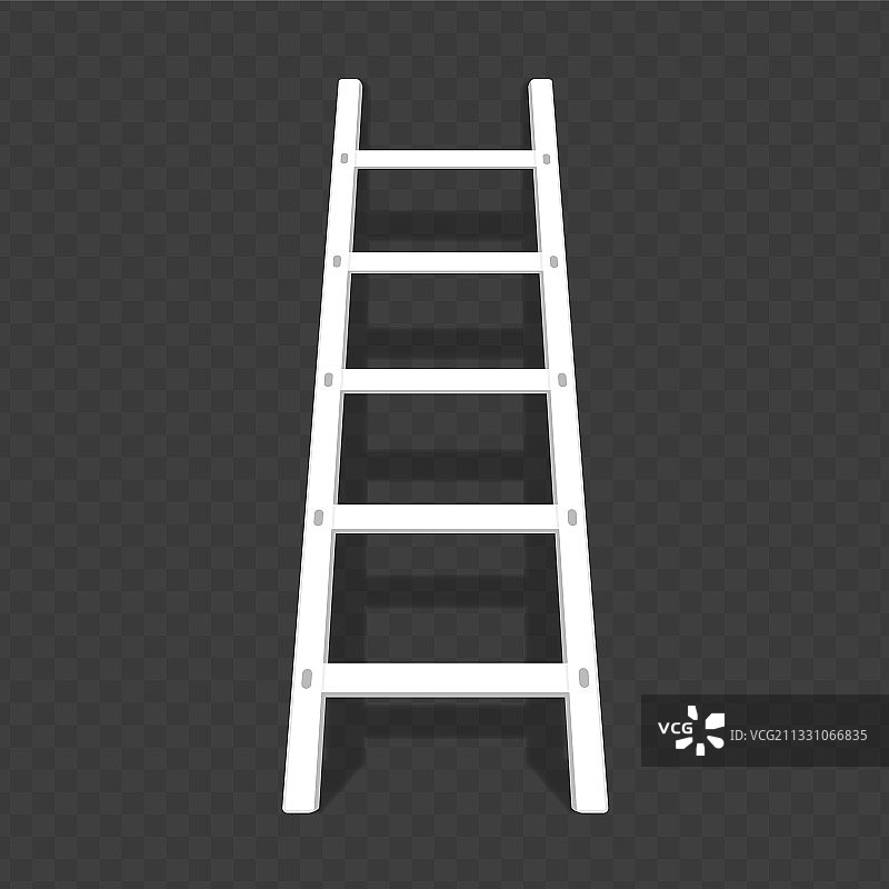 透明背景上的梯子图片素材