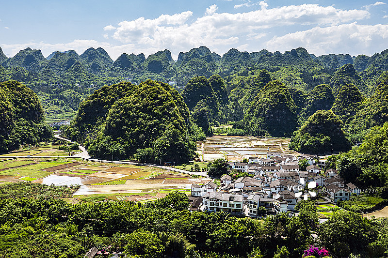 兴义万峰林航拍图片素材