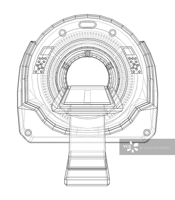 3D核磁共振成像机器图片素材