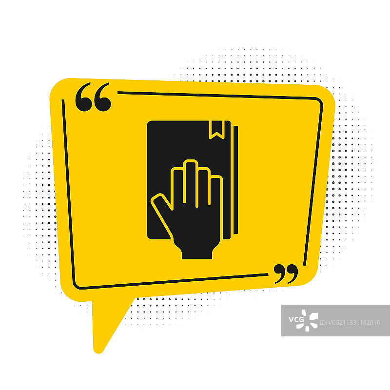 黑色圣经誓言图标图片素材