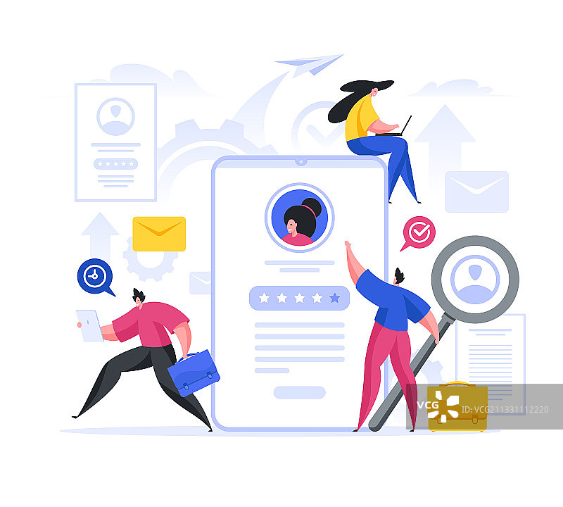 人力资源经理招聘人才图片素材