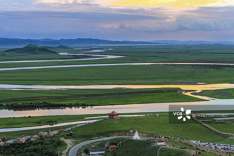 唐克九曲黄河第一湾图片素材