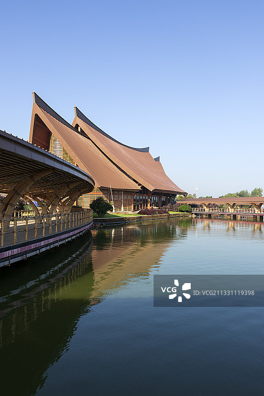 云南昆明古滇湿地公园图片素材